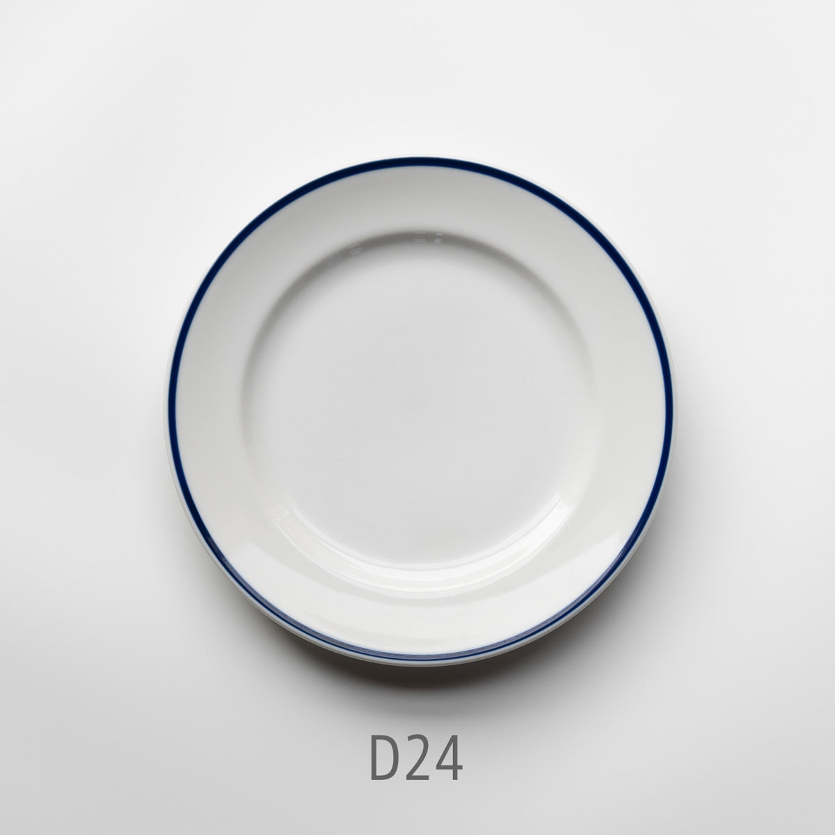 Bistro Plate Blue Line 