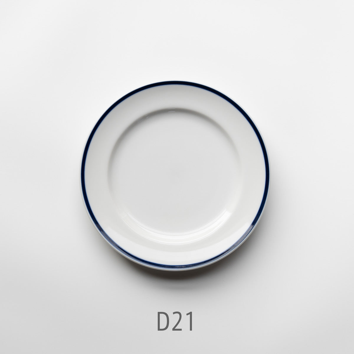 Bistro Plate Blue Line 