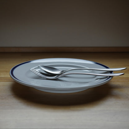 Bistro Plate Blue Line 