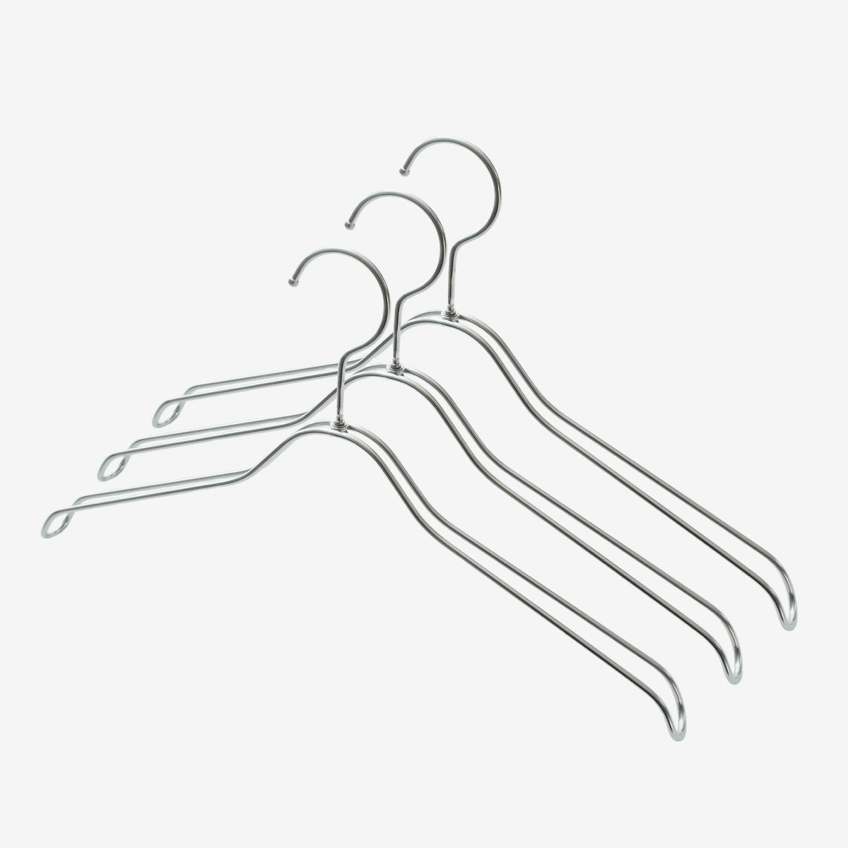 シンプルなステンレス製ハンガー