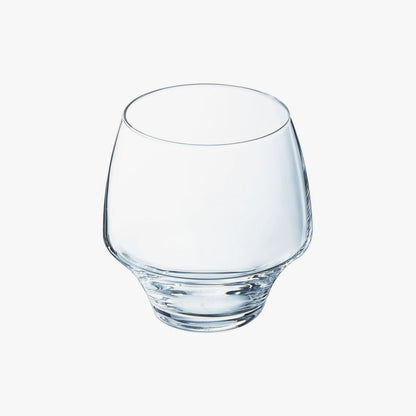 Set of 2 thin glass sommelier cups 