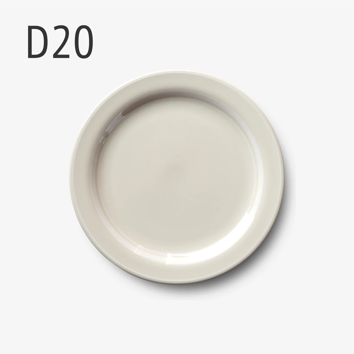 カフェプレート ノルディックホワイト