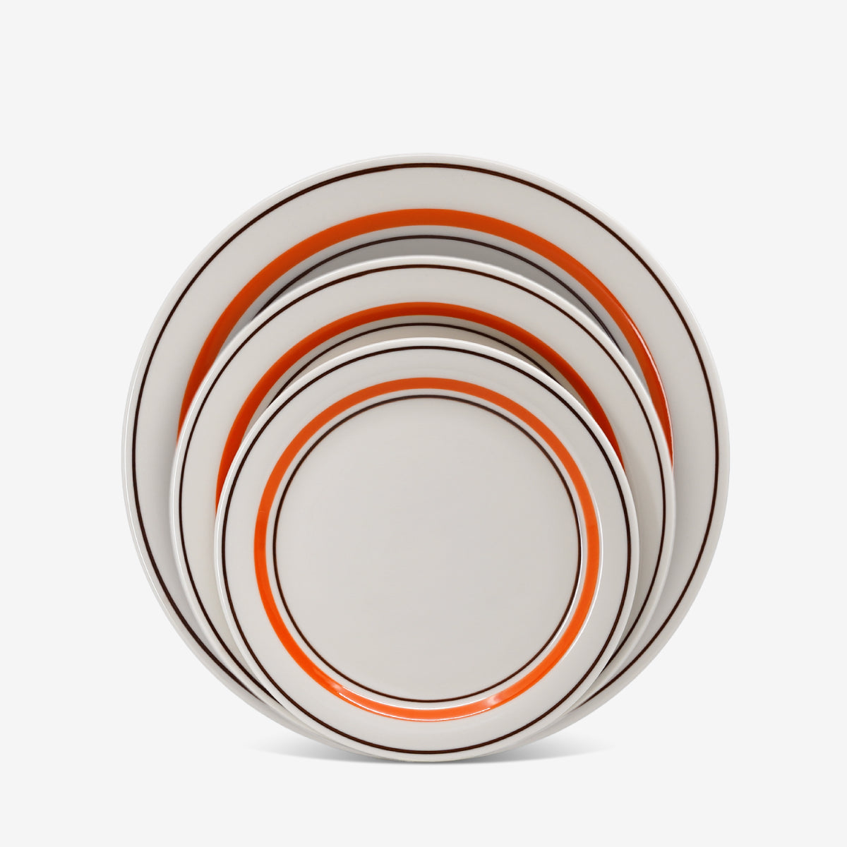 カフェプレートレトロオレンジ